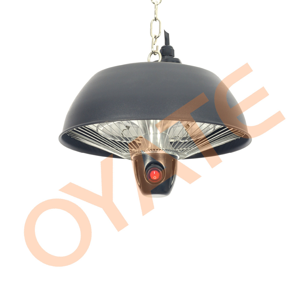 Distance between patio heater and ceiling